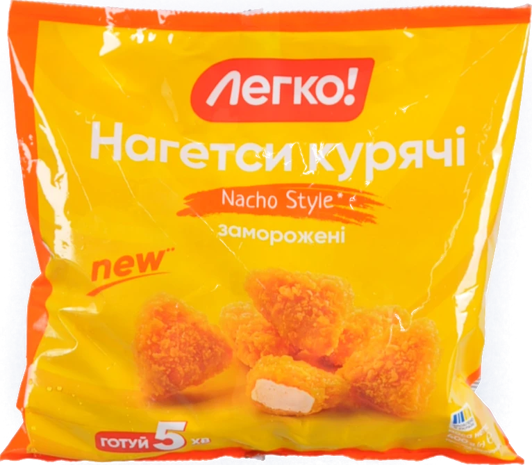 Нагетси заморожені курячі Nacho style Легко! м/у 400г