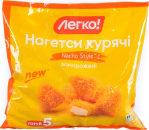 Нагетси заморожені курячі Nacho style Легко! м/у 400г