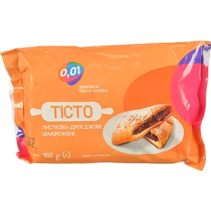 Листкове дріжджове тісто 900г