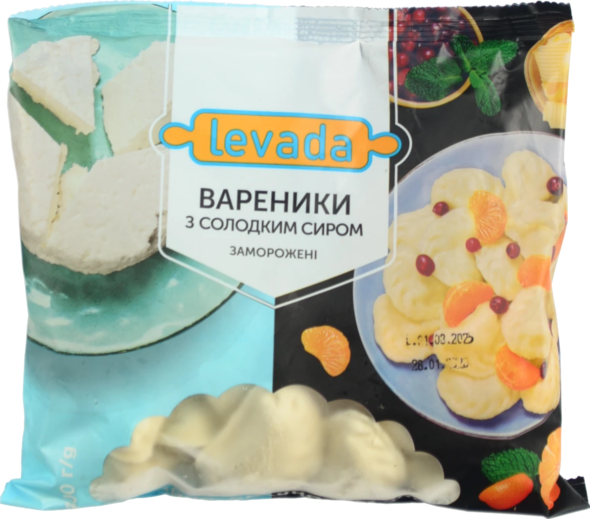 Вареники Левада 400г солодкий сир
