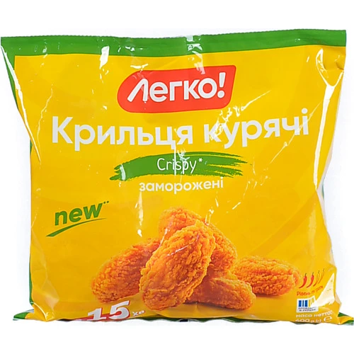 Крильця курячі заморожені Crispy Легко! м/у 400г