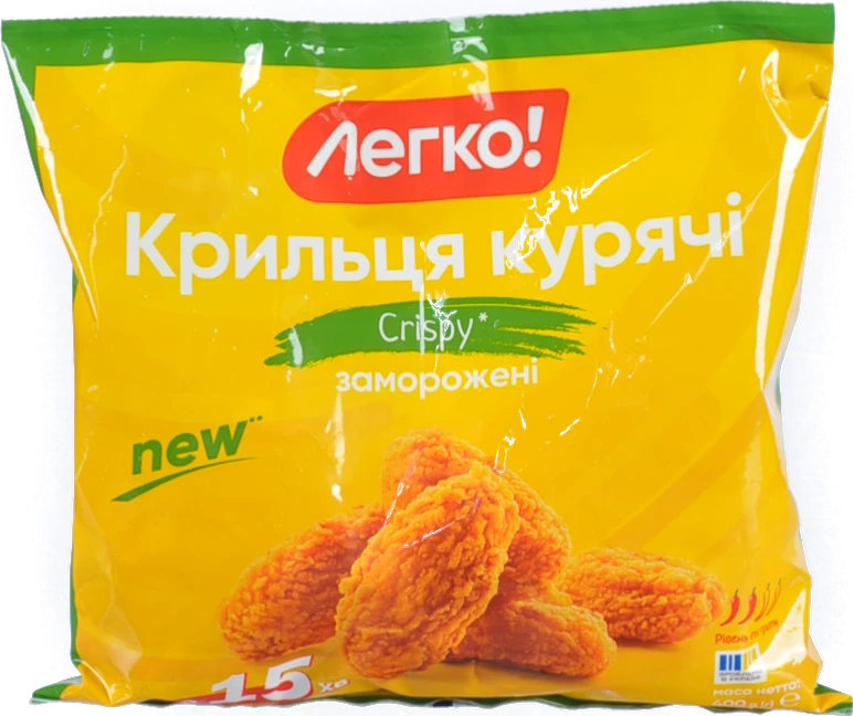 Крильця курячі заморожені Crispy Легко! м/у 400г