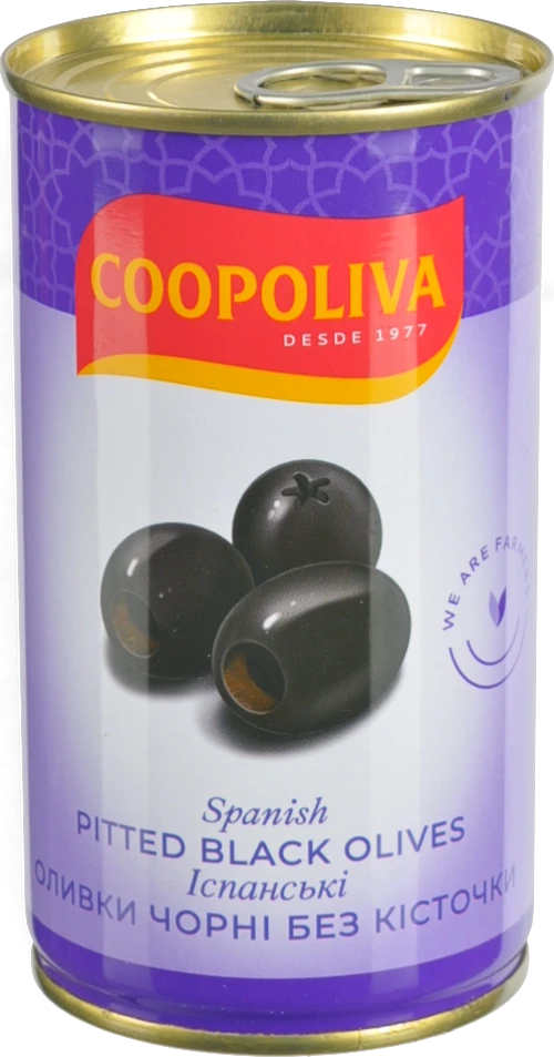 Маслини без кісточки Coopoliva з/б 350г