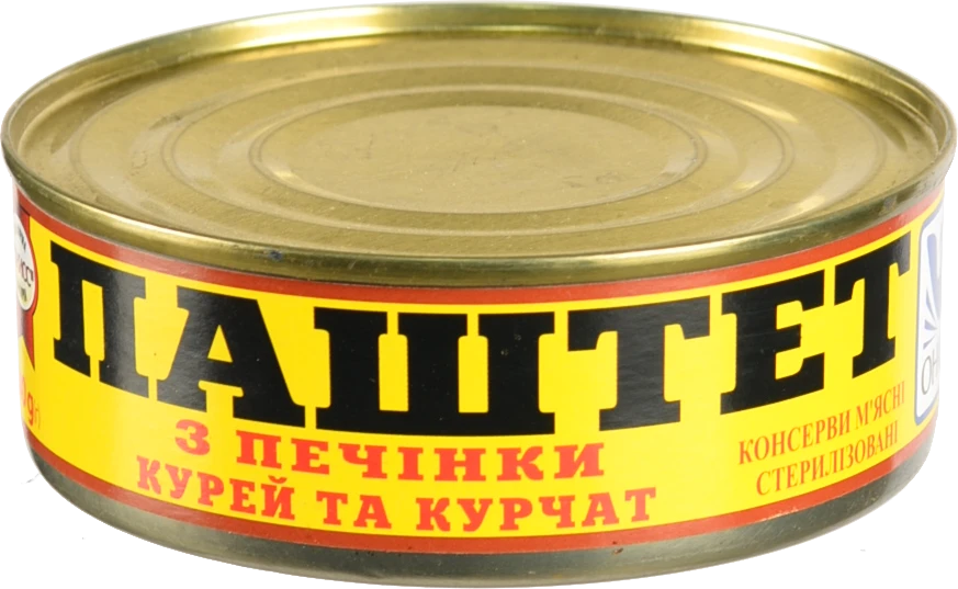 Паштет з печінки курей та курчат Онисс з/б 240г