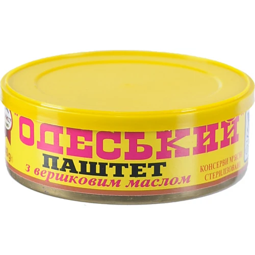 Паштет з вершковим маслом Одеський Онисс з/б 240г