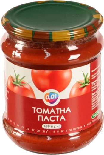 Томатна паста 0.01 480г