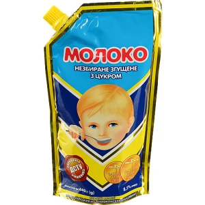 Молоко згущене 8.5% незбиране з цукром Первомайський МКК д/п 440г