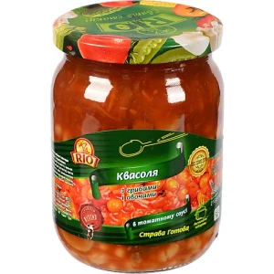 Квасоля RIO 480г біла гриби овочи в т.с с.б