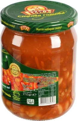 Квасоля RIO 480г біла гриби овочи в т.с с.б