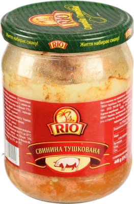Свинина RIО 440г тушкована с.б