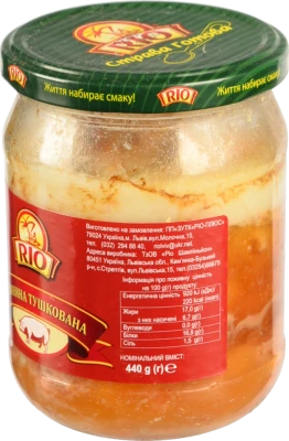 Свинина RIО 440г тушкована с.б