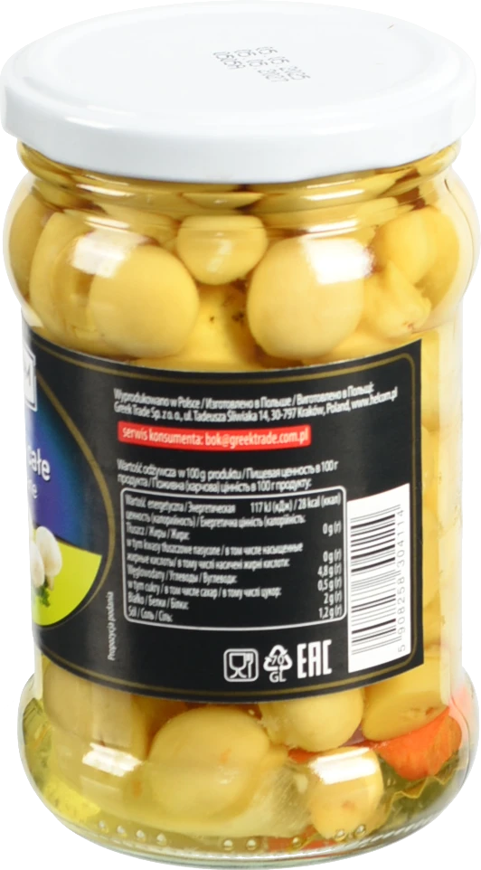 Печериці цілі мариновані Helcom с/б 300г