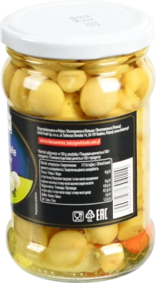 Печериці цілі мариновані Helcom с/б 300г