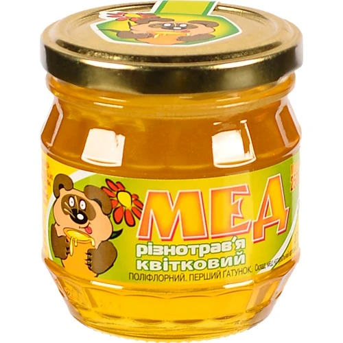 Мед Нектар 250г натуральний квітковий різнотрав'я