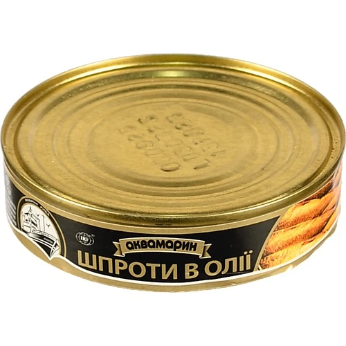 Шпроти в олії Аквамарин з/б 150г
