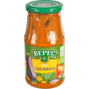 Ікра з баклажанів Екстра Верес с/б 500г