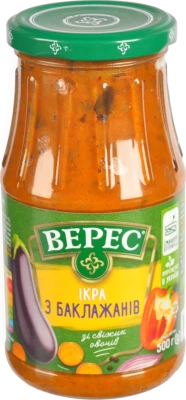Ікра з баклажанів Екстра Верес с/б 500г