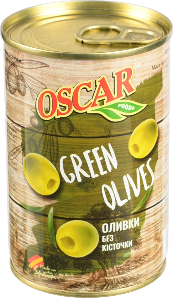 Оливки без кісточки Oscar з/б 314мл