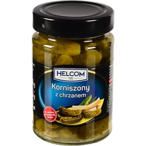 Корнішони Helcom 327мл з хроном