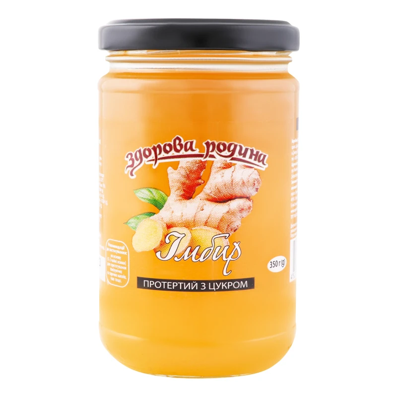 Імбир протертий з цукром Здорова родина с/б 350г