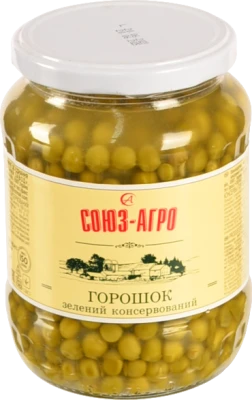Горошок Союз Агро 685г зелений твiст