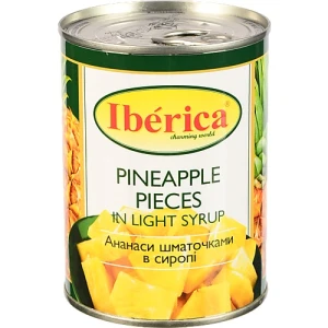 Ананас шматочками в сиропі Iberica з/б 565г