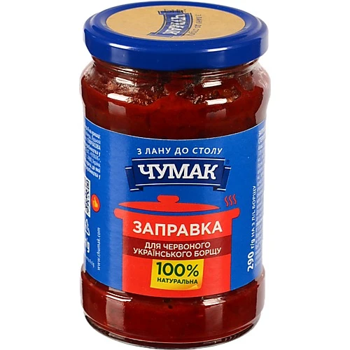 Заправка Чумак 290г д.червоного борщу скло