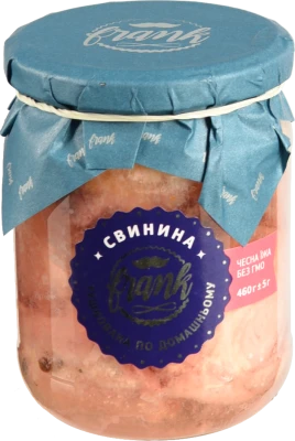 Свинина тушкована по домашньому Frank с/б 460г