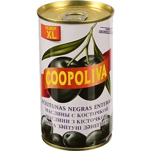 Маслини з кісточкою Coopoliva з/б 350г