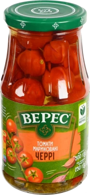 Томати мариновані Черрі Верес с/б 500г