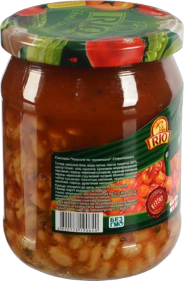 Квасоля RIO 480г біла по-грузинськи в т.с с.б