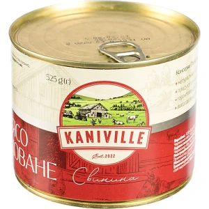 М'ясо тушковане Свинина Kaniville з/б 525г