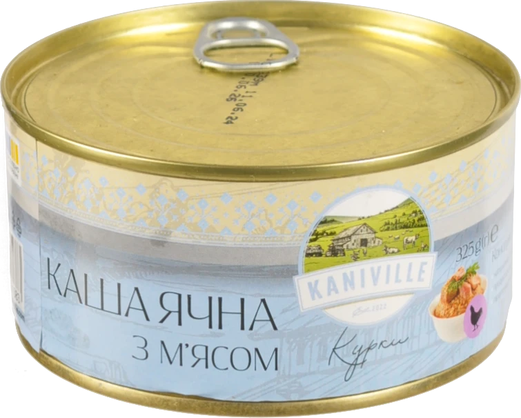 Каша Kaniville 325г ячна з куркою