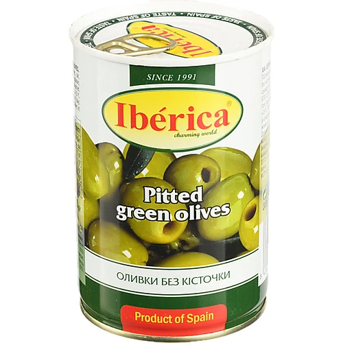 Оливки без кісточки Iberica з/б 420г