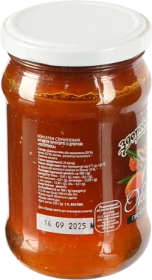 Фрукти протерті з цукром Обліпиха Здорова родина с/б 350г