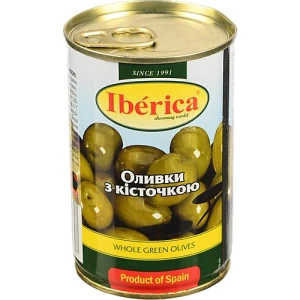 Оливки з кісткою Iberica з/б 300г