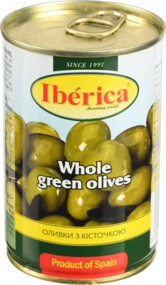 Оливки з кісткою Iberica з/б 300г