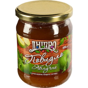 Повидло Dnipro 600г яблучне с.б