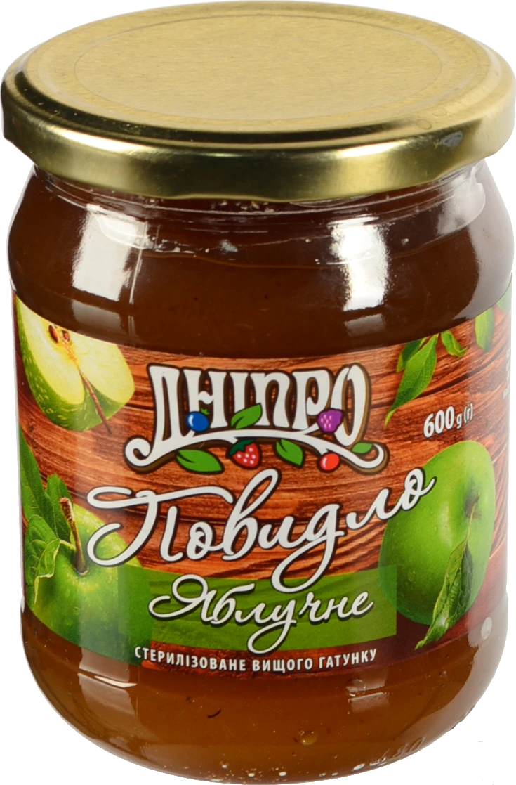 Повидло Dnipro 600г яблучне с.б