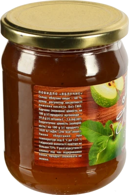 Повидло Dnipro 600г яблучне с.б