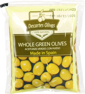 Оливки Decartes Olives 170г зелені с.к д.п