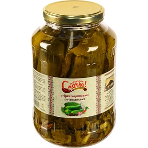 Огірки По Українськи Смачно 1450г по волинськи