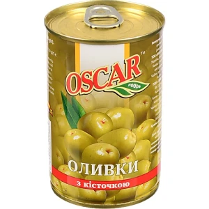 Оливки з кісточкою Oscar foods з/б 300г