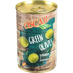 Оливки з кісточкою Oscar foods з/б 300г
