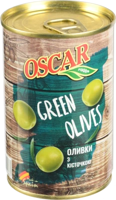 Оливки з кісточкою Oscar foods з/б 300г