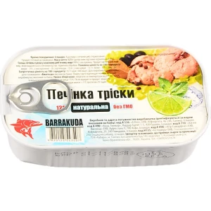 Печінка тріски Barrakuda 121г