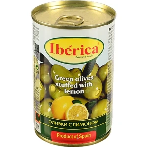 Оливки з лимоном Iberica з/б 300г