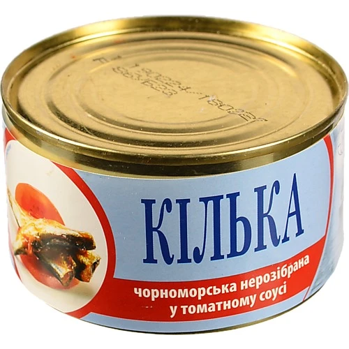 Кілька чорноморська нерозд в том соусі ж/б Интеррибфлот 230г