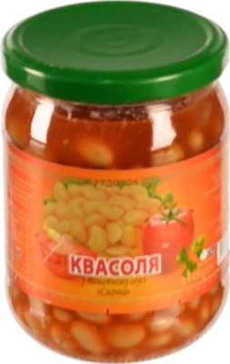 Квасоля Рядочок 450г у томатному соусі ск.