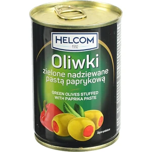 Оливки Helcom 300мл фаршировані пастою з паприки